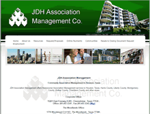 Tablet Screenshot of jdhassociationmanagement.com
